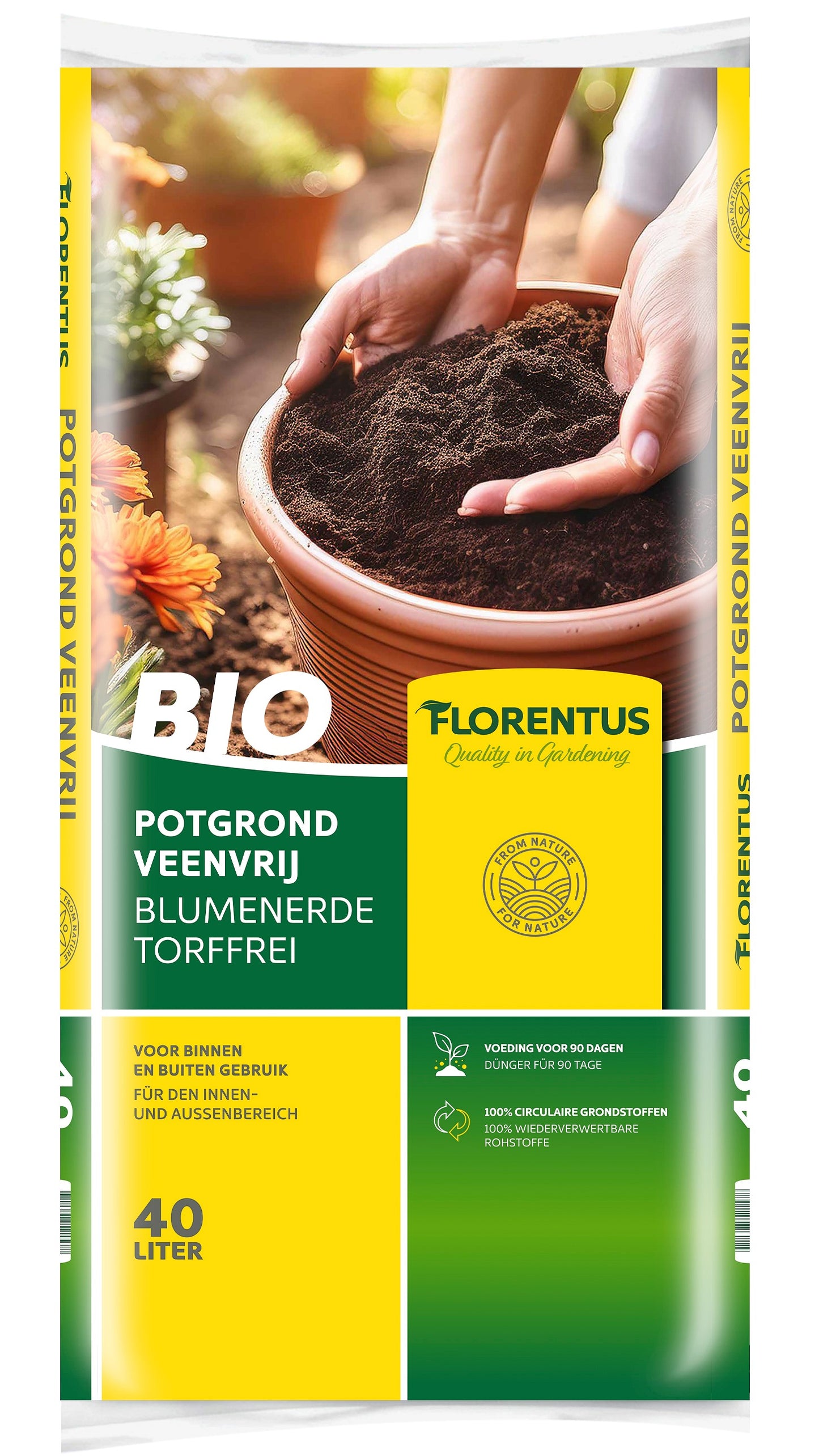 Turfvrije potgrond (veenvrij) (60 zakken van 40L)