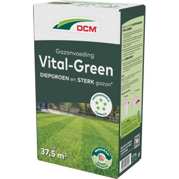 DCM Vital-Green Gazonvoeding 13-3-8 + 3MgO